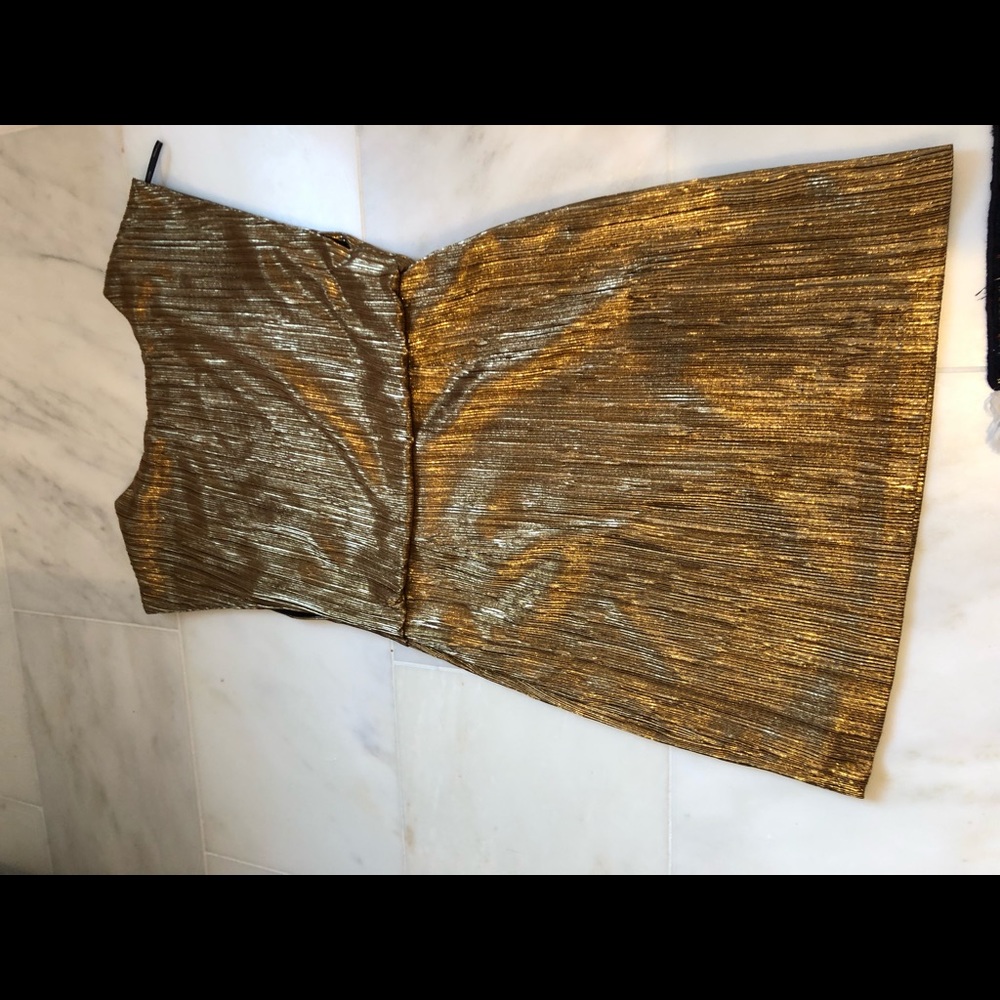 Like New Phoebe Couture gold dress
